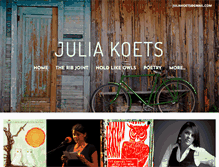 Tablet Screenshot of juliakoets.com